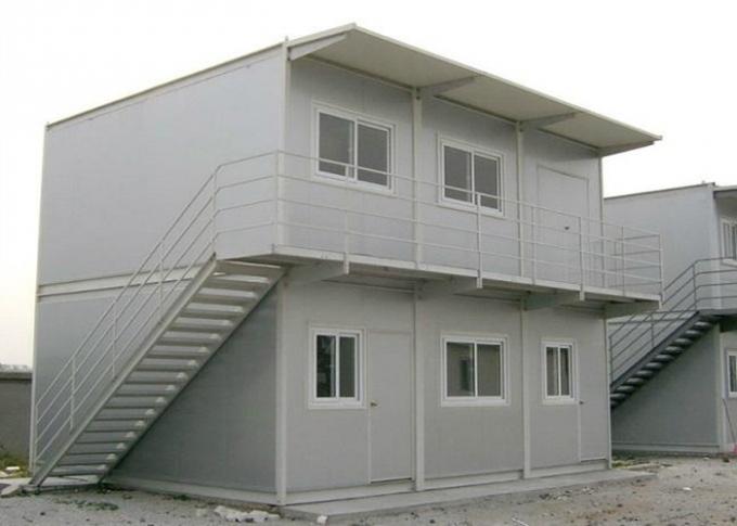 Gelbe Flachgehäuse-modulare Gebäude umweltfreundlich mit Simplex-Aluminiumfolie