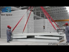 Z-Folding Container Haus, 10 Minuten, um eine Einheit zu installieren, 100% vorgefertigt.