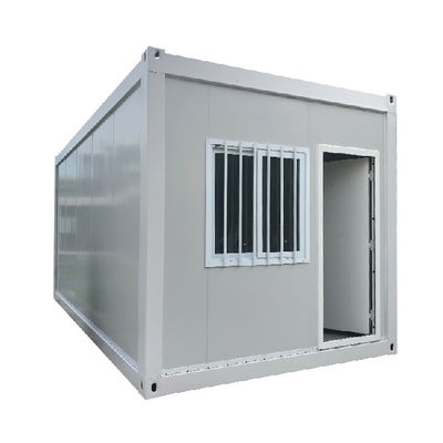 Boxspace 20ft Flat-Packed Container House Vorgefertigte Häuser 6x3 Meter Zeitarbeiter Wohnung 2 Schlafzimmer mit Toilette und Betten