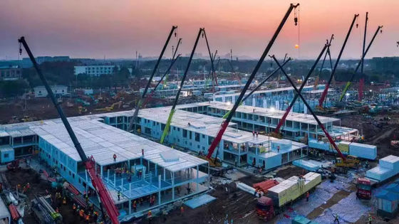 Medizinisches, tragbares, temporäres Wohnen, Klinik, 20 Fuß großes Containerhaus.