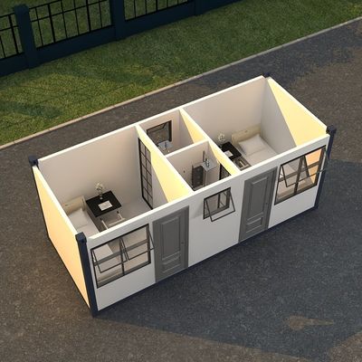 BOX SPACE Individuelle Modular-Portable-Häuser Trennbares Containerhaus, vorgefertigte Mobilhäuser mit Isolierung