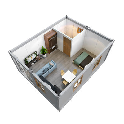 Tragbare 20 Fuß Modular Container Häuser, Büro vorgefertigte Container Häuser