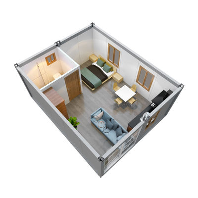 20ft 40ft Granny Flat Container House Hotel Frame Kit Container Vorgefertigte Häuser AirBnb Motel