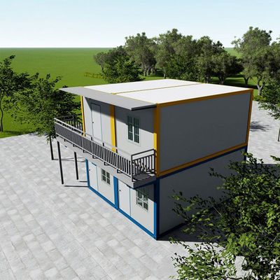 ISO-zertifizierte Vorfertigung Mobil Modular kleine Stahlstruktur Rahmen Flat Pack Container House zusammenstellen