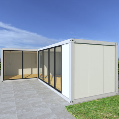 Flat Pack Beach Container Häuser Erdbebenbeständiges Prefab Modularhaus