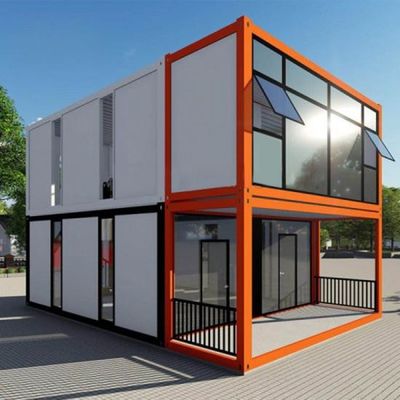 3 Schlafzimmer Vorgefertigtes Haus Blockhütten Holzhaus Vorgefertigtes Containerhaus Bau