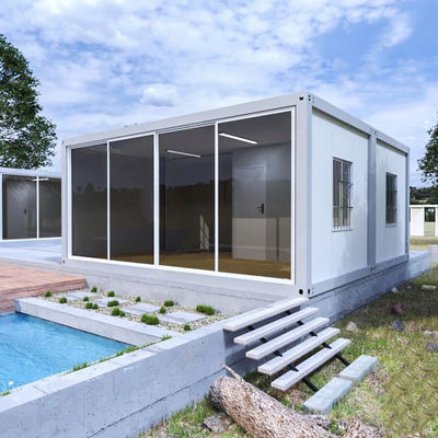 Büro Zwei Schlafzimmer Containerhaus, 40 Fuß Modulares kleines bewegliches Containerhaus