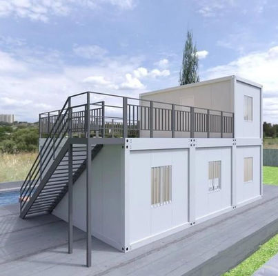 Kleine vorgefertigte Containerhäuser, 20 Fuß bewegliche vorgefertigte Containerhäuser