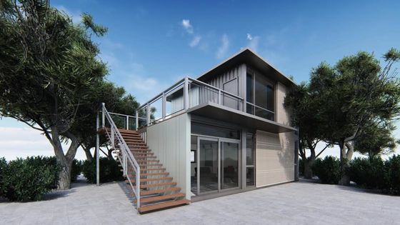 Modularhaus Groß 3 Zimmer Haus Vorgefertigte Häuser Modularhäuser Vorgefertigtes Haus mit Isolierung In der Dominikanischen Republik