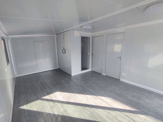 Anti-Seismische, erweiterbare Containerhäuser, vorgefertigte, 20 Fuß große, tragbare Häuser