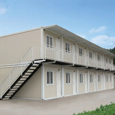 BOX SPACE Container für Mitarbeiter Büro Wohnbereich Wohnraum Vorgefertigtes Modularresidential Container Projekt