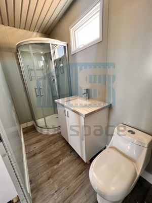 Modbox Vorgefertigte Flat Pack Container House Tragbare Kabine mit Küche und Bad
