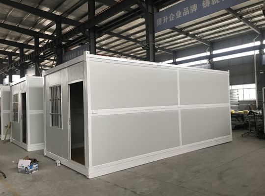 Vorgefertigtes portables Klappcontainerhaus 20ft Wohnzimmer Home Office Kabine