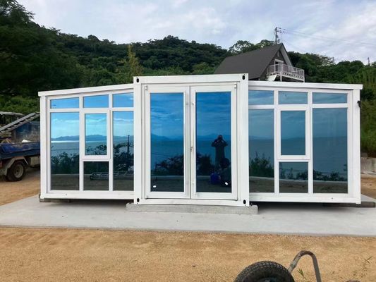 3 Schlafzimmer Erweiterbares Containerhaus Luxusvorgefertigtes Camp Modulkabine
