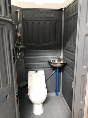 Vorgefertigte tragbare Behältertoilette, HDPE abnehmbare mobile tragbare Toilette