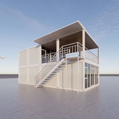 Luxus 2-stöckiges Containerhaus Prefab Häuser in Puerto Rico zum Verkauf