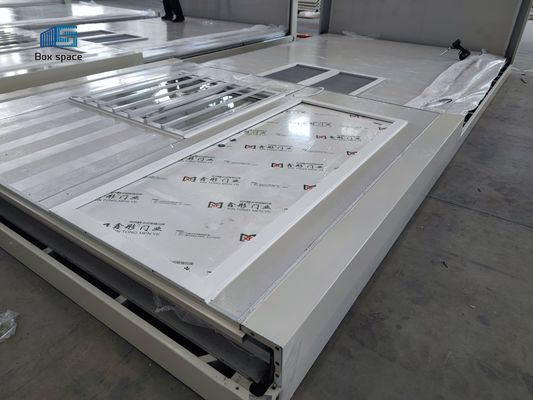 BOX SPACE 15 Minuten installiertes Klappcontainerhaus vorgefertigte Mobilheime für Baustelle und Unterkunft