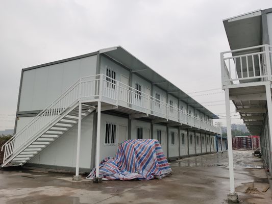 Verzinktes Stahl temporäre Container Häuser Camping Fertiggefertigte Bürokabine
