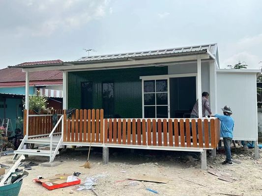 Q235B Galvanisierter Stahlrahmen 4 Verborgene Rohre Abwassersystem Portable Modular Cabin