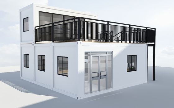 Modulärer Wohnraum 2 Schlafzimmer Prefab Containerhaus Luxus Wohnart