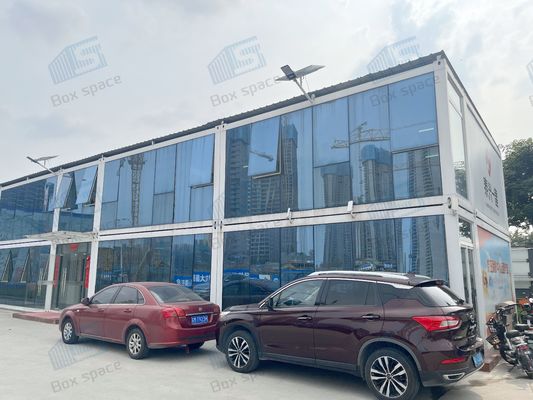 Baustelle Büro Modular 20ft Containerhaus Vorgefertigter Container Büro Vorgefertigter Container Schlafsaal