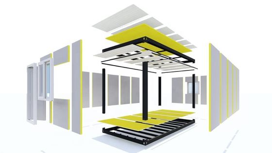 BOX SPACE Neuseeland Low Cost Casas Prefabricadas Flat Pack Containerhaus Europäisches Containerhaus