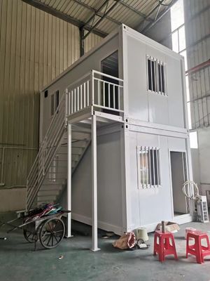 Flat Pack Container Vorgefertigtes Campinghaus Temporäres Unterkunft für Obdachlose bei Erdbeben und Krieg