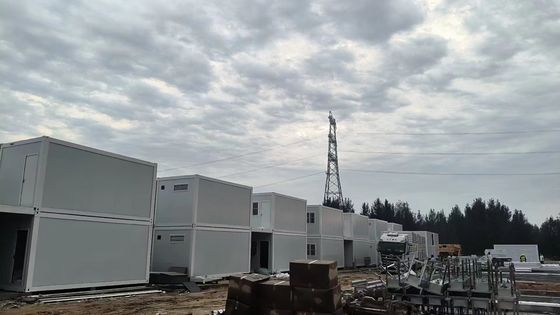 50/75mm Rockwool Sandwich Panel Wände Anhänger Containerhaus