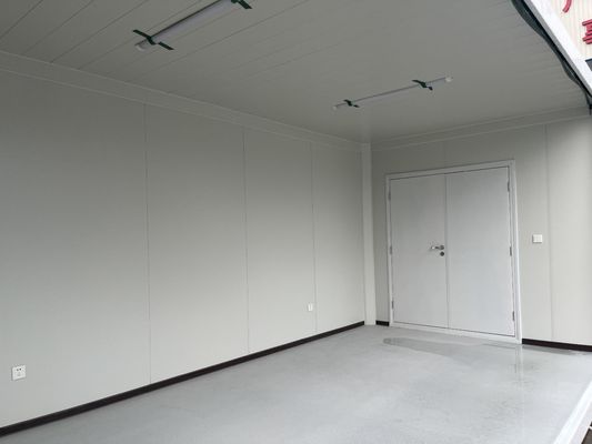 Flat Pack Stahl Lagerbehälter Flat Pack Modular Gebäude Flat Pack Portable Toiletten für Baustellen