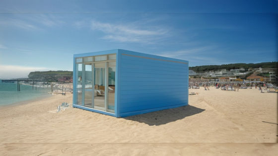BOX SPACE Vorgefertigte Containerhäuser mit luxuriösen Dekorationen Modularer Containerhaus mit Außenverkleidung