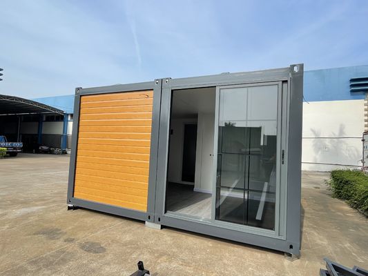Neue Generation Sandwich Panel Stahlhaus LEGO Containerhaus, Container Van mit Knock Down System und Dekorationen