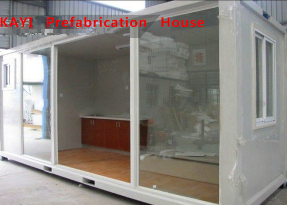China Kombiniertes kundenspezifisches Behälter-Haus, leichtes einzelnes Behälter-Haus mit Schlafzimmer usine