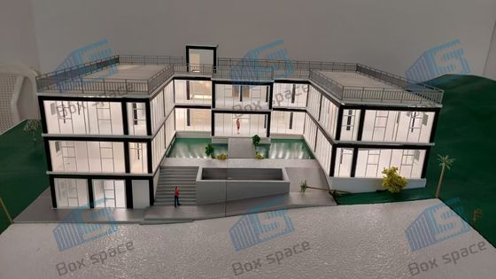 Abnehmbares Containerhaus für Arbeiter Schlafzimmer und Standortbüro mit flexibler Maßstab und einfacher Installation
