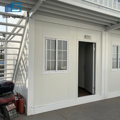 20ft Containerhaus für Schifffahrt Städtische Kleinsthäuser Kompakte Modularkabinen Stahlvorhergestellte Wohnungen
